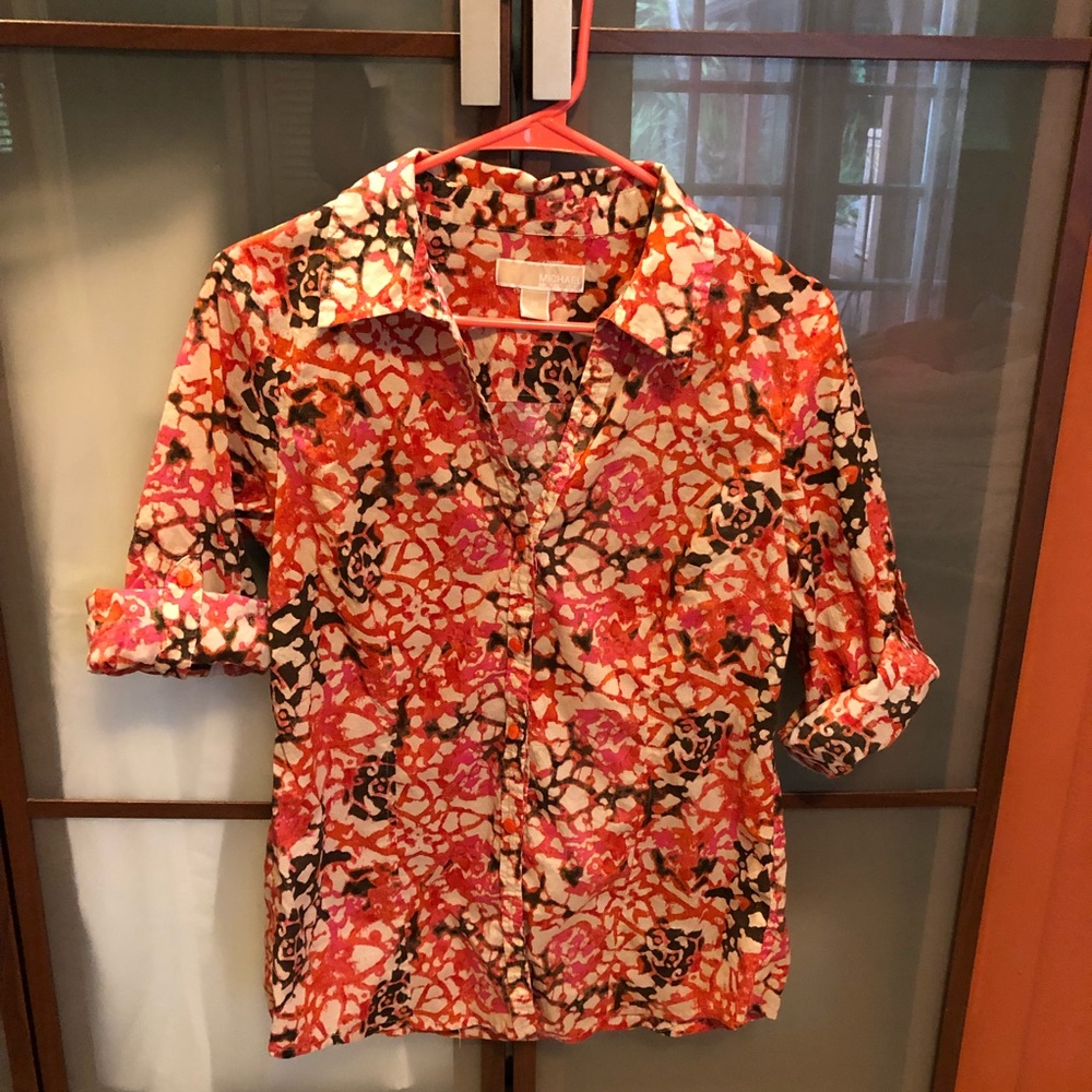 Michale Kors Button-Up